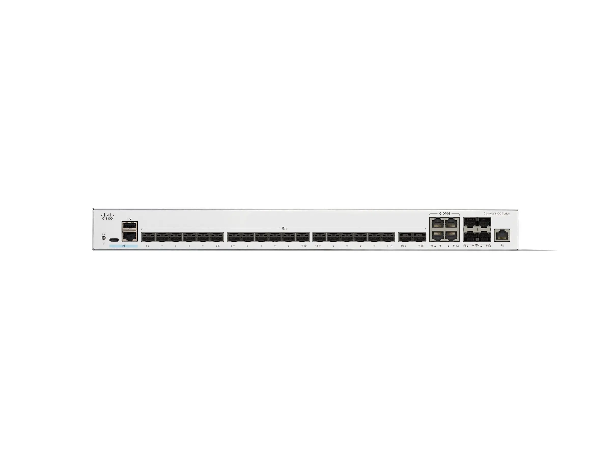 Комутатор, Cisco Catalyst 1300 24-port SFP+, 4x10GE Shared