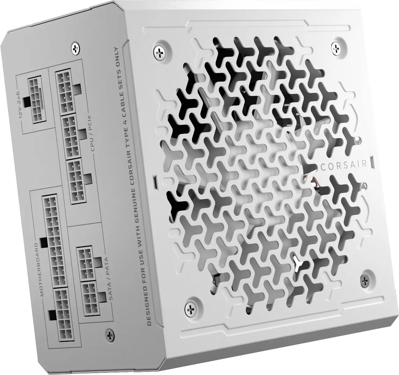 Corsair RMe White Series (generația a 3-a), RM850e ThermalProtect White, 850 Watt, ATX 3.1, PCIe 5.1, certificat Cybenetics Platinum, sursă - image 1