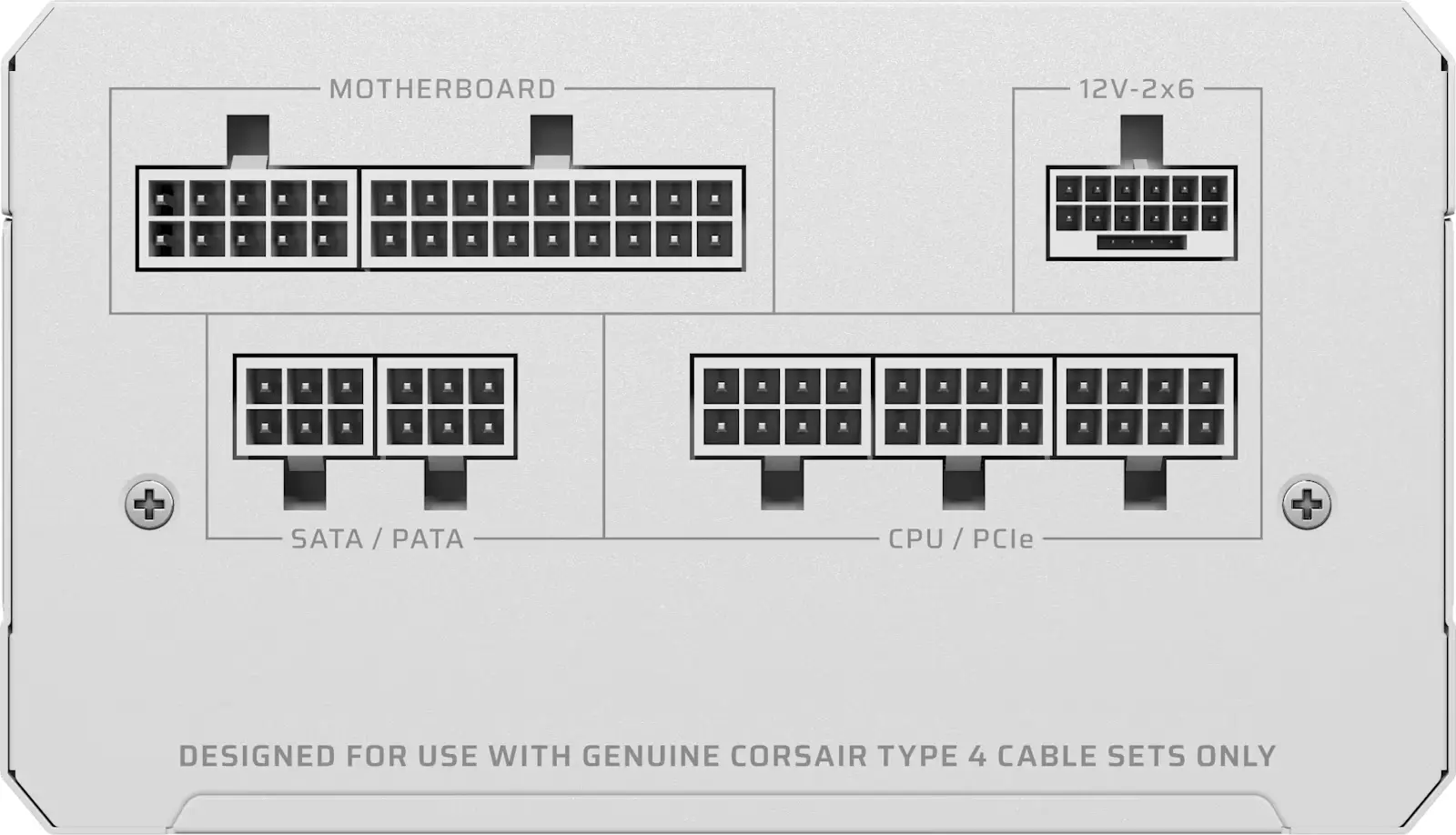 Corsair RMe White Series (3ης γενιάς), RM850e ThermalProtect White, 850 Watt, ATX 3.1, PCIe 5.1, πιστοποίηση Cybenetics Platinum, πλήρως αρθρωτό - image 3