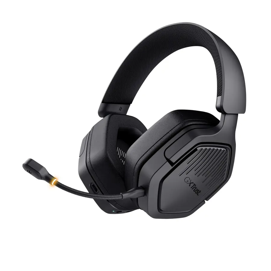 Слушалки, TRUST GXT 493 Carus Wireless Multiplatform headset - Black