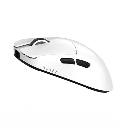 Ajazz професионална геймърска мишка AJ159 V2 MC - Wireless Gaming Mouse - 1K, Magnetic Charging Dock, White - 4