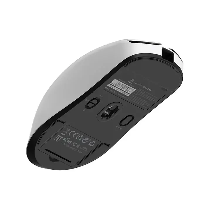 Ajazz професионална геймърска мишка AJ159 V2 MC - Wireless Gaming Mouse - 1K, Magnetic Charging Dock, White - image 4