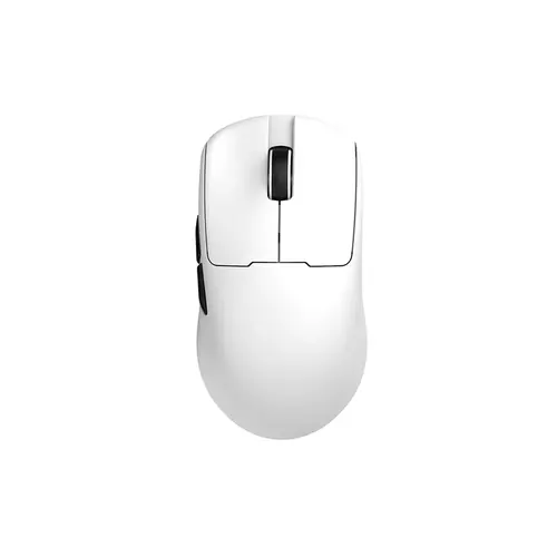 Ajazz mouse profesional de gaming AJ159 V2 MC - Wireless Gaming Mouse - 1K, stație de încărcare magnetică, alb - 1
