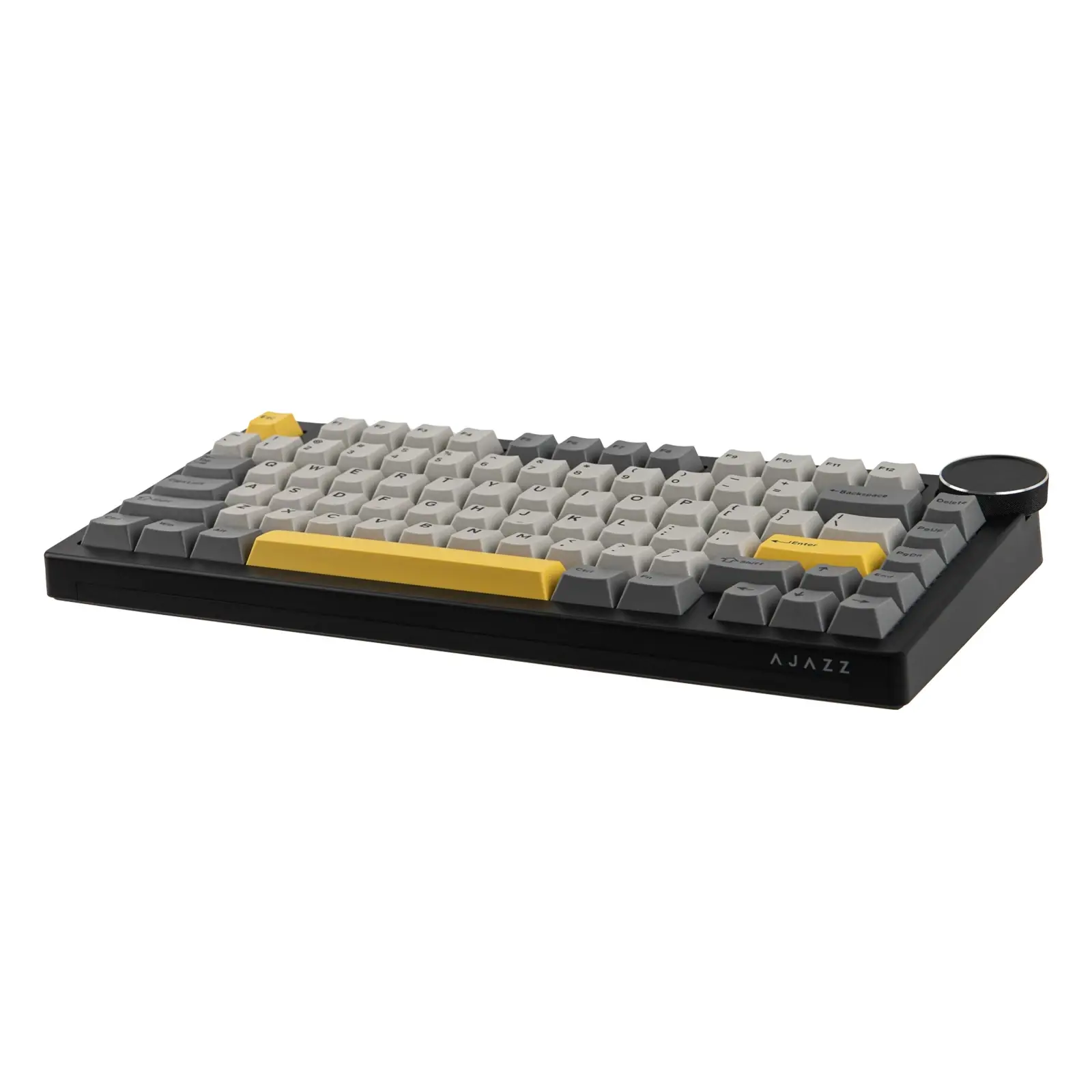 Ajazz геймърска механична клавиатура Gaming Mechanical Keyboard AK820 V2 - Arctic Isle Magnetic Switch [Linear] (English US), Black, Gray, Yellow - image 5