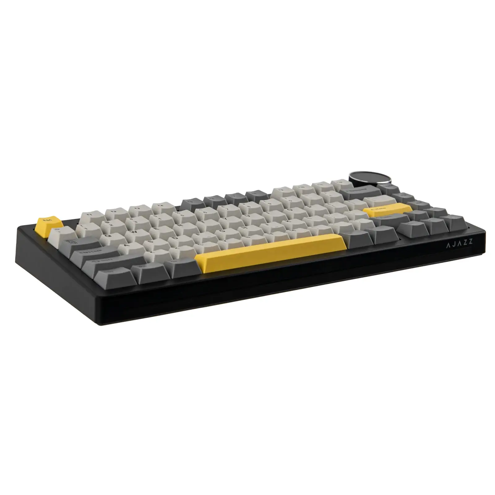 Ajazz геймърска механична клавиатура Gaming Mechanical Keyboard AK820 V2 - Arctic Isle Magnetic Switch [Linear] (English US), Black, Gray, Yellow - image 6