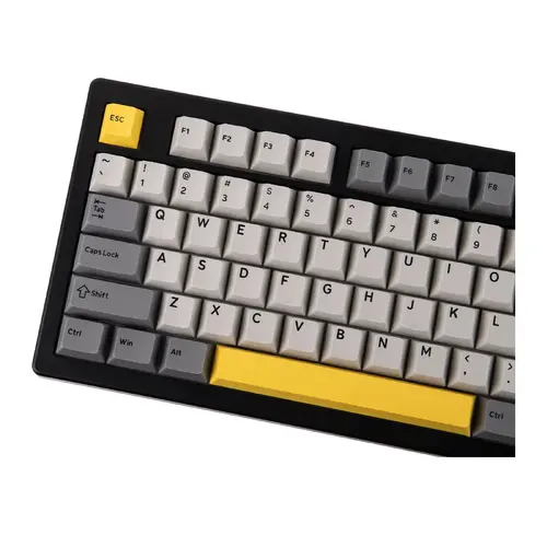 Ajazz геймърска механична клавиатура Gaming Mechanical Keyboard AK820 V2 - Arctic Isle Magnetic Switch [Linear] (English US), Black, Gray, Yellow - 8
