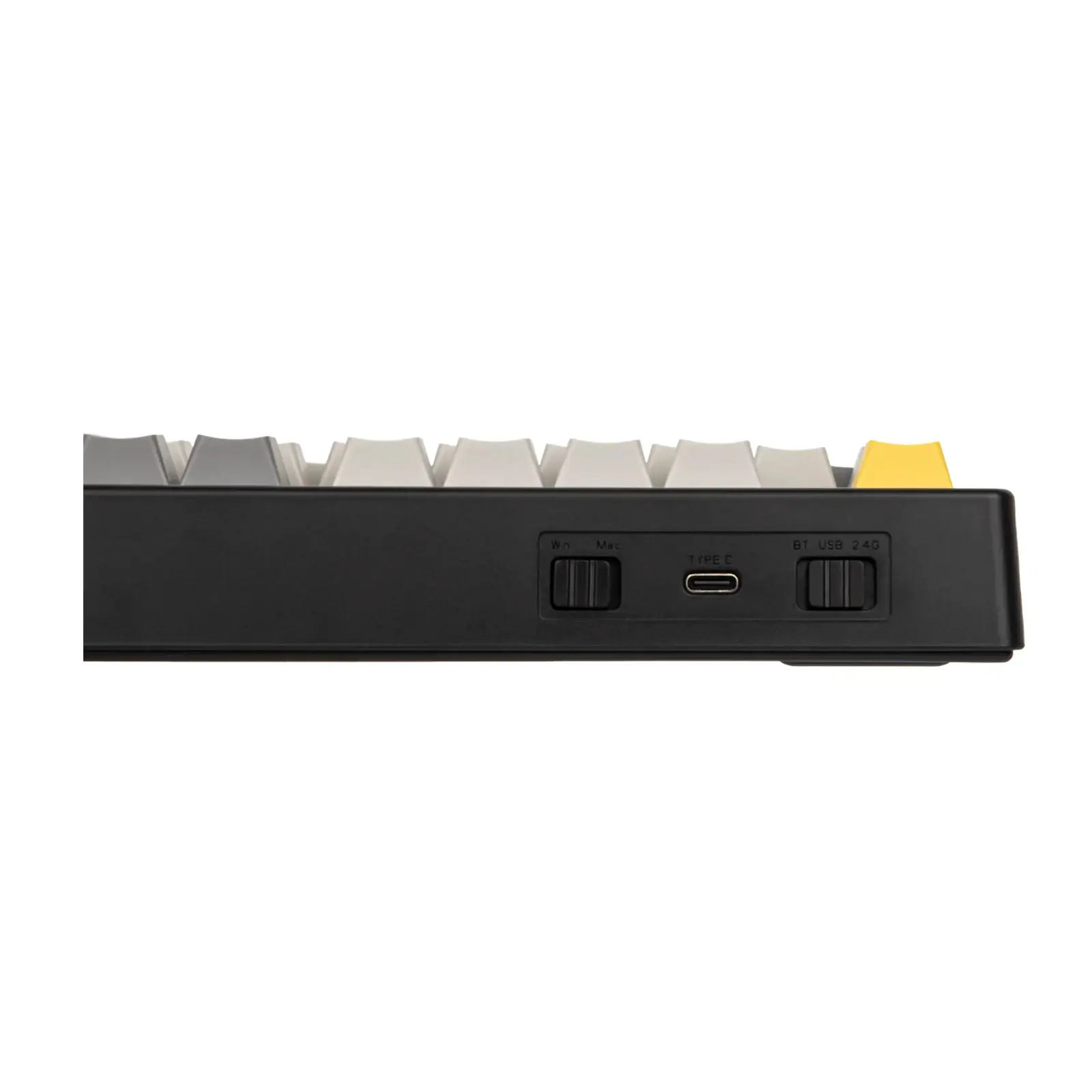 Ajazz геймърска механична клавиатура Gaming Mechanical Keyboard AK820 V2 - Arctic Isle Magnetic Switch [Linear] (English US), Black, Gray, Yellow - image 8