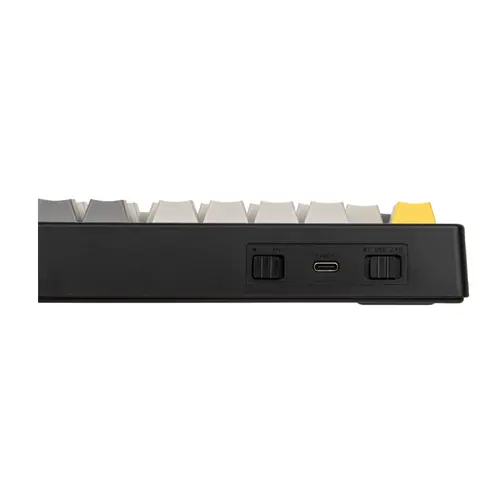 Ajazz геймърска механична клавиатура Gaming Mechanical Keyboard AK820 V2 - Arctic Isle Magnetic Switch [Linear] (English US), Black, Gray, Yellow - 9