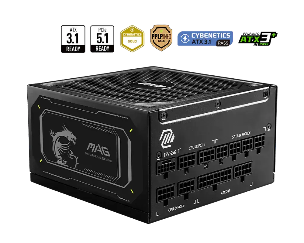 Захранване, PSU MSI MAG A1000GL PCIE5 II