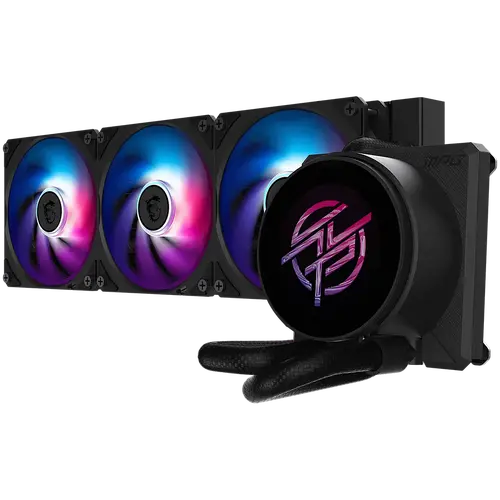 MSI MPG CORELIQUID P22 360, 3x120mm Pre-installed CycloBlade 7 ARGB Fans, 2.1-inch LCD screen, Copper Base, UNI BRACKET, Intel LGA 1700/1851, AMD AM5/AM4, 5Y Warranty - 1