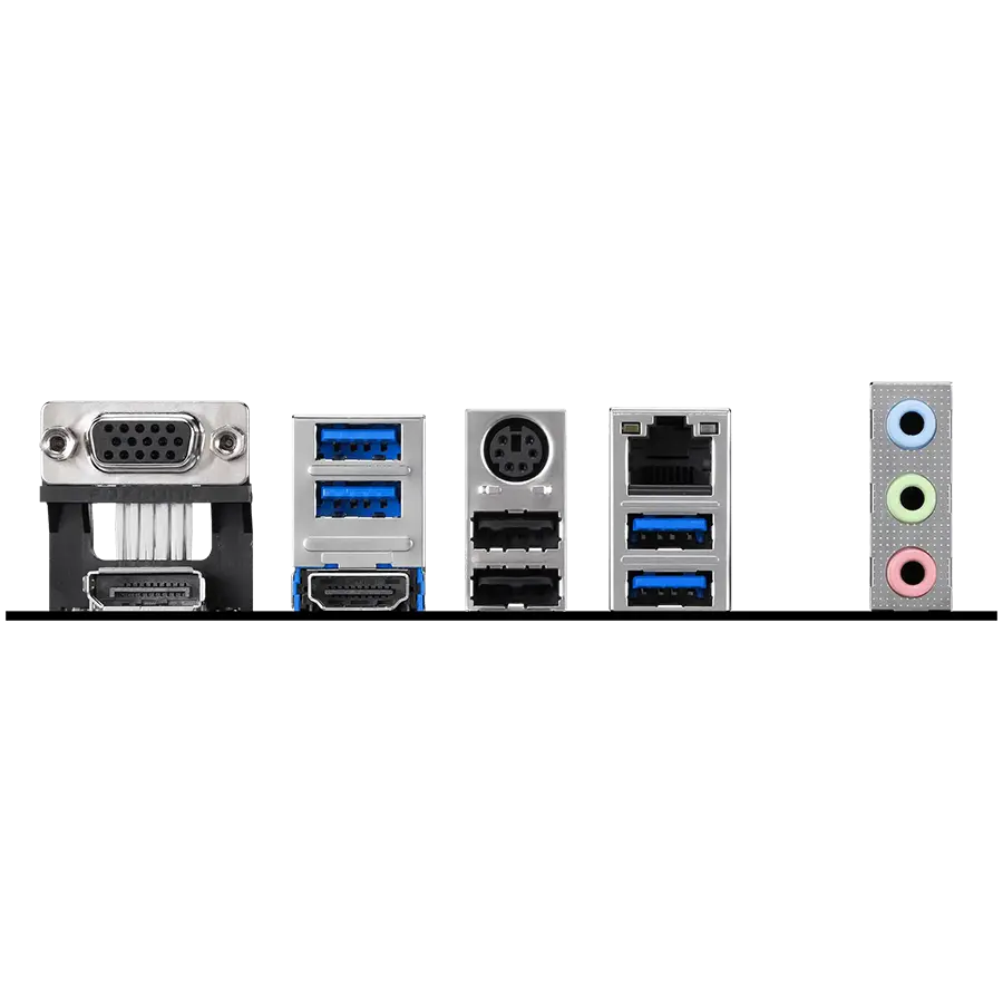 MSI PRO B550M-P, M-ATX, Socket AM4, 4 DIMM, Dual Channel DDR4 up to 4400+(OC)MHz, 1x PCIe 4.0 x16 slot, 2x M.2 slots, 4x USB 3.2 Gen 1, 2x USB 2.0, 1x HDMI,1x DP, 1x VGA, 1G LAN, 7.1 Audio, 3Y - image 3