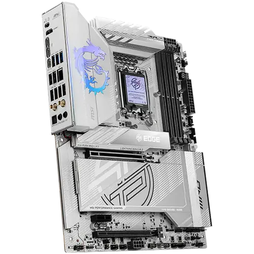 MSI MPG Z890 EDGE TI WIFI, LGA 1851, Dual Channel DDR5 până la 9200(OC)MHz, 2x sloturi PCIe x16, 5x sloturi M.2, 1x USB 2.0, 4x USB 3.2 Gen 1, 4x USB - 3