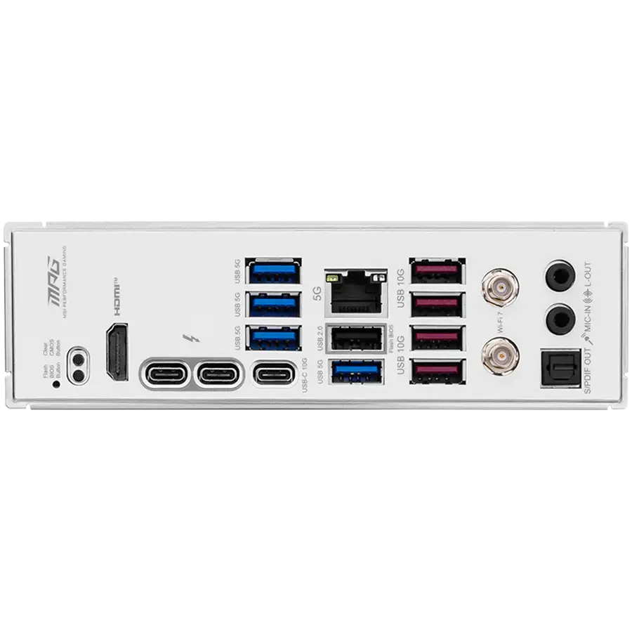 MSI MPG Z890 EDGE TI WIFI, LGA 1851, Dual Channel DDR5 până la 9200(OC)MHz, 2x sloturi PCIe x16, 5x sloturi M.2, 1x USB 2.0, 4x USB 3.2 Gen 1, 4x USB - image 3