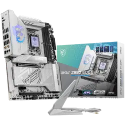 MSI MPG Z890 EDGE TI WIFI, LGA 1851, Dual Channel DDR5 up to 9200(OC)MHz, 2x PCIe x16 slots, 5x M.2 slot, 1x USB 2.0, 4x USB 3.2 Gen 1, 4x USB 3.2 Gen 2, 1x USB 3.2 Gen 2 Type-C, 1x HDMI, 2xTB4, 5Gbps LAN, WIFI7, 7.1 Audio, 3Y