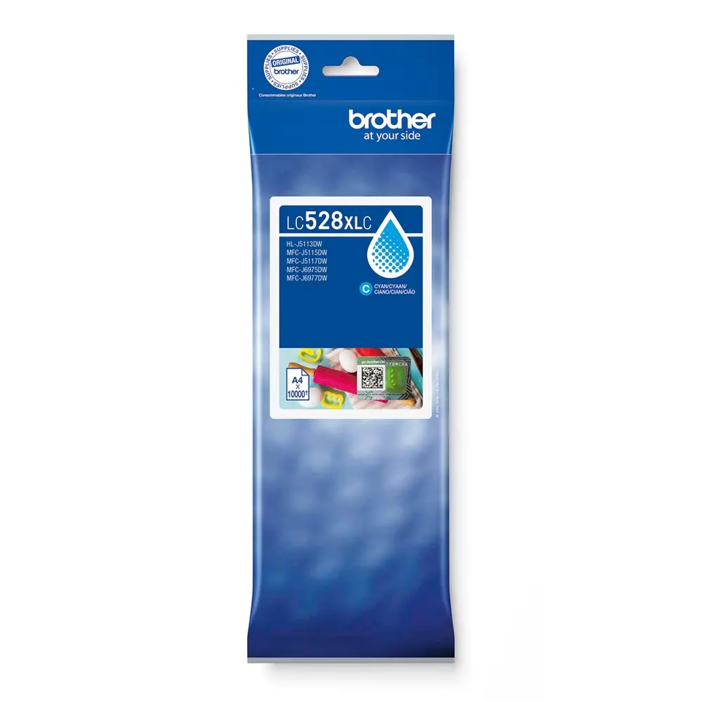 Консуматив, Brother LC528XLC Cyan Ink Cartridge  - 10000 page yield