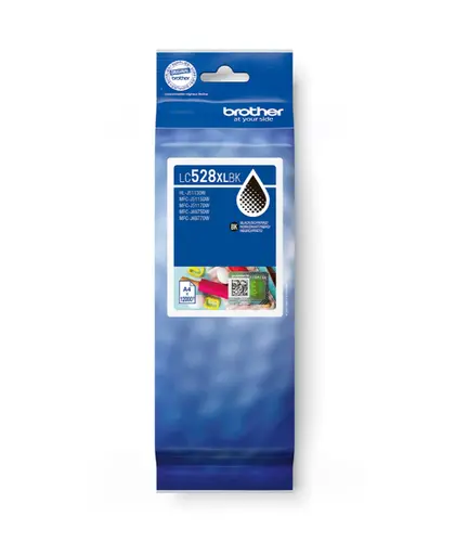 Консуматив, Brother LC528XLBK Black Ink Cartridge  - 12000 page yield