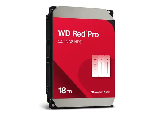 WD Red Pro 18TB 6Gb/s SATA 512MB Cache Internal 3.5inch HDD bulk - 3