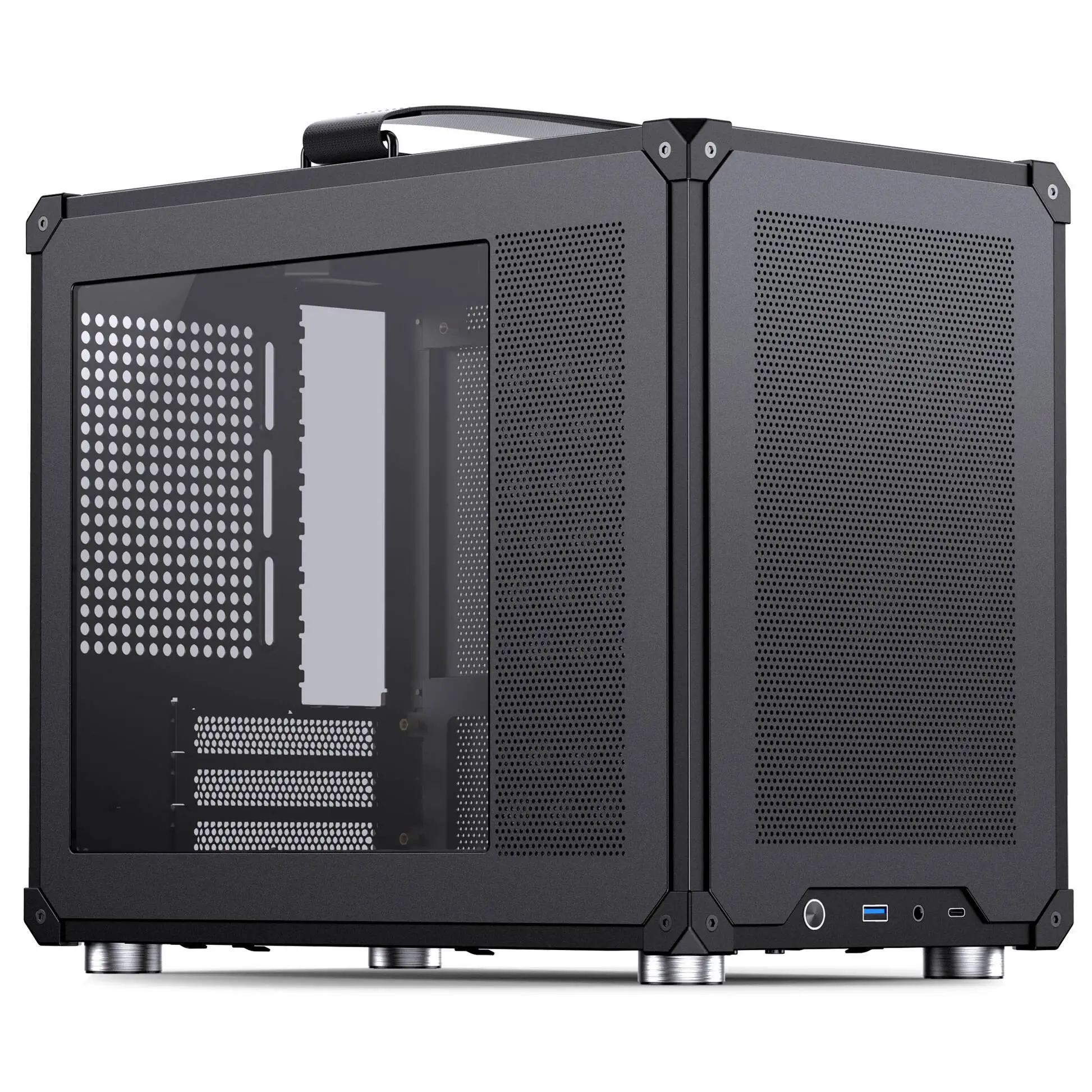 Кутия Jonsbo C6 MAX Micro-ATX - Black