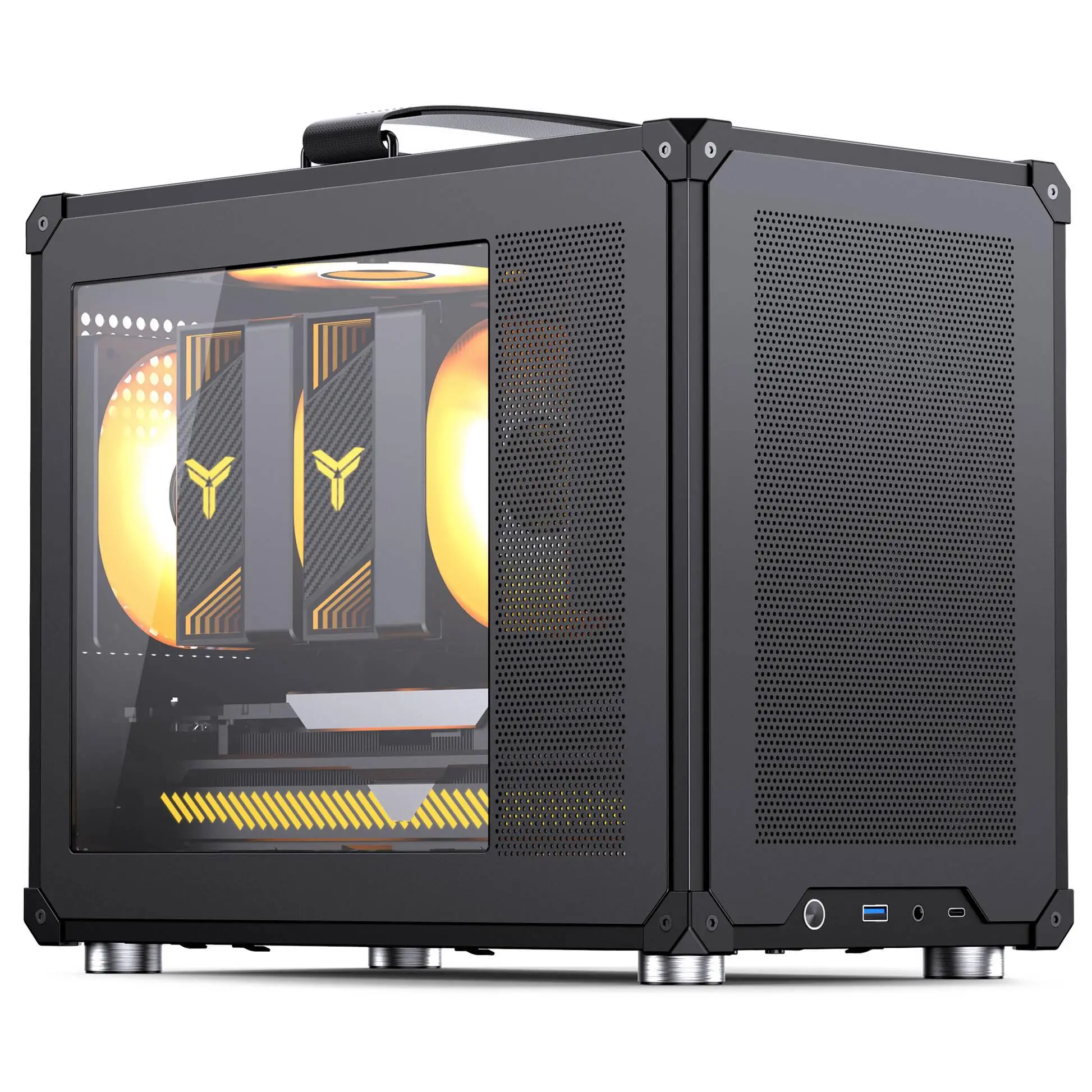 Кутия Jonsbo C6 MAX Micro-ATX - Black - image 1