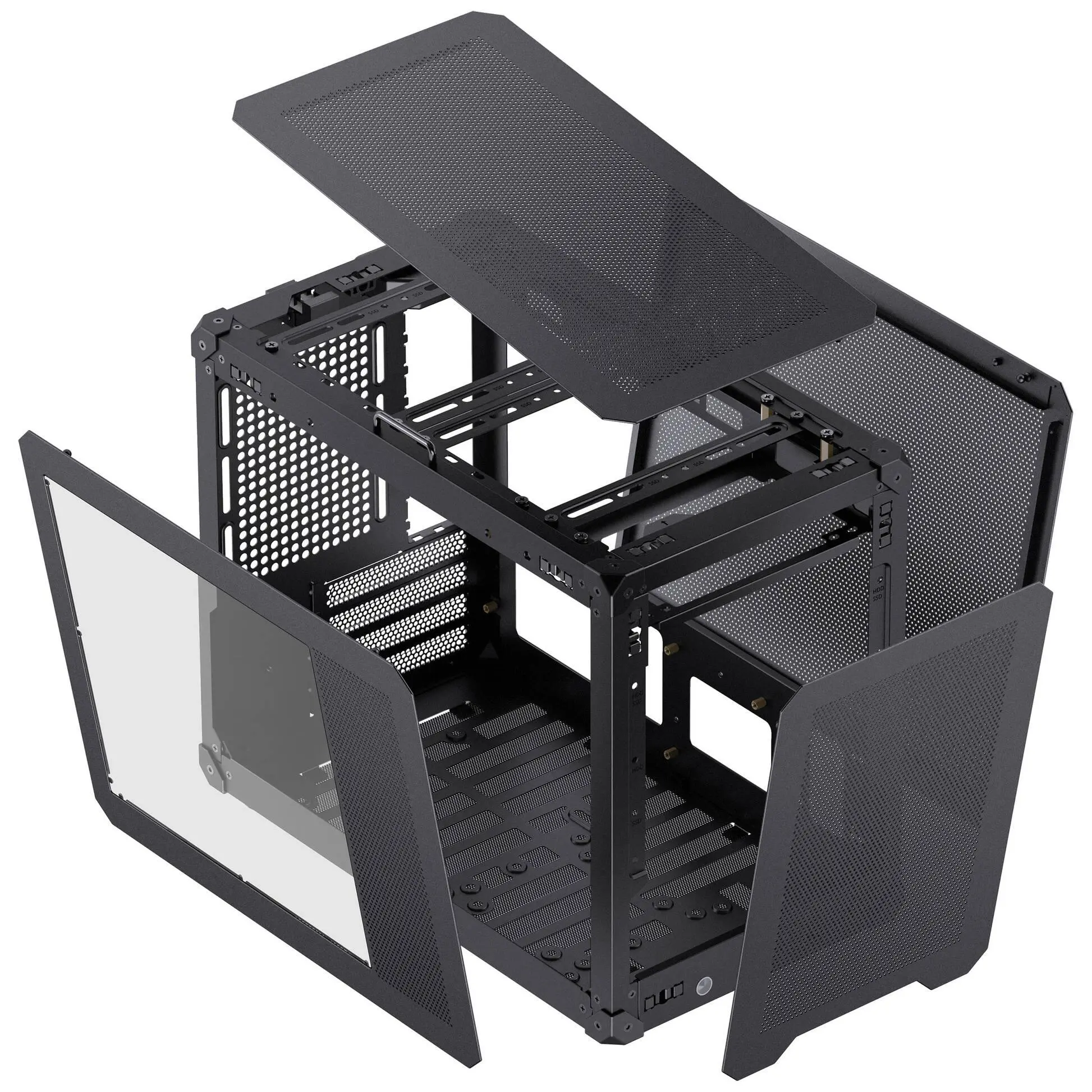 Кутия Jonsbo C6 MAX Micro-ATX - Black - image 10