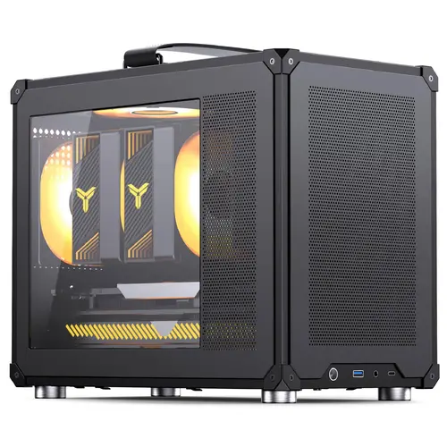 Кутия Jonsbo C6 MAX Micro-ATX - Black - 2