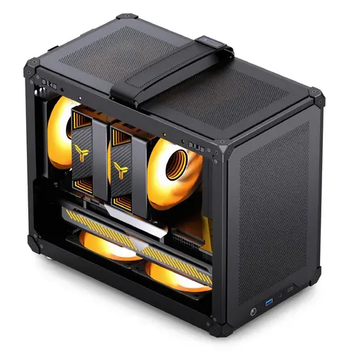 Кутия Jonsbo C6 MAX Micro-ATX - Black - 3