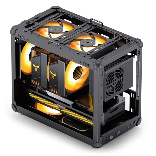 Кутия Jonsbo C6 MAX Micro-ATX - Black - 4