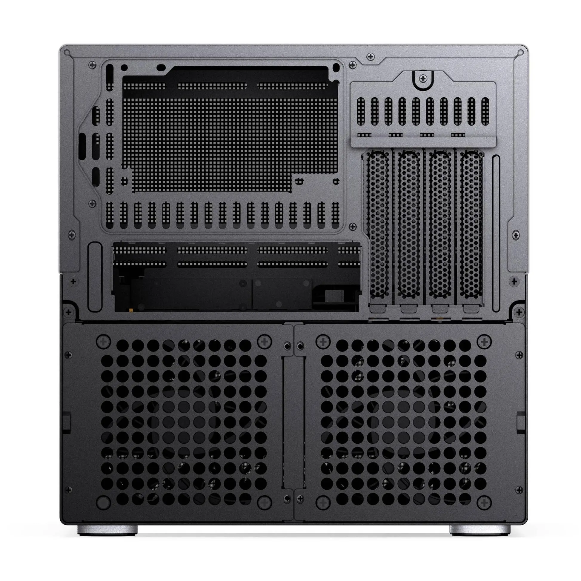 Кутия Jonsbo N6 NAS Micro-ATX - Black - image 3