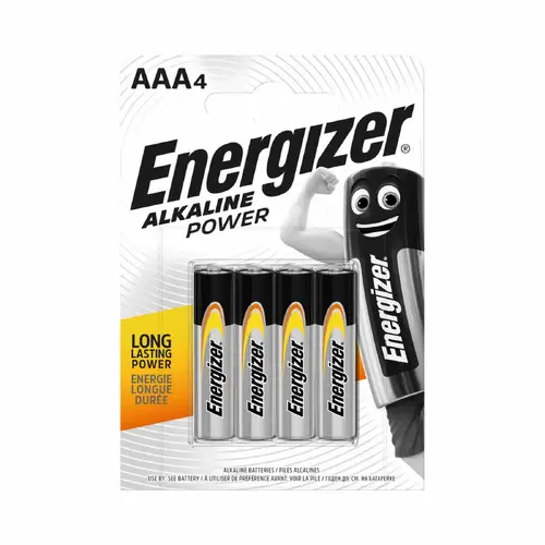 4 AAA BAT ENERGIZER ALKAL 1.5V - 1