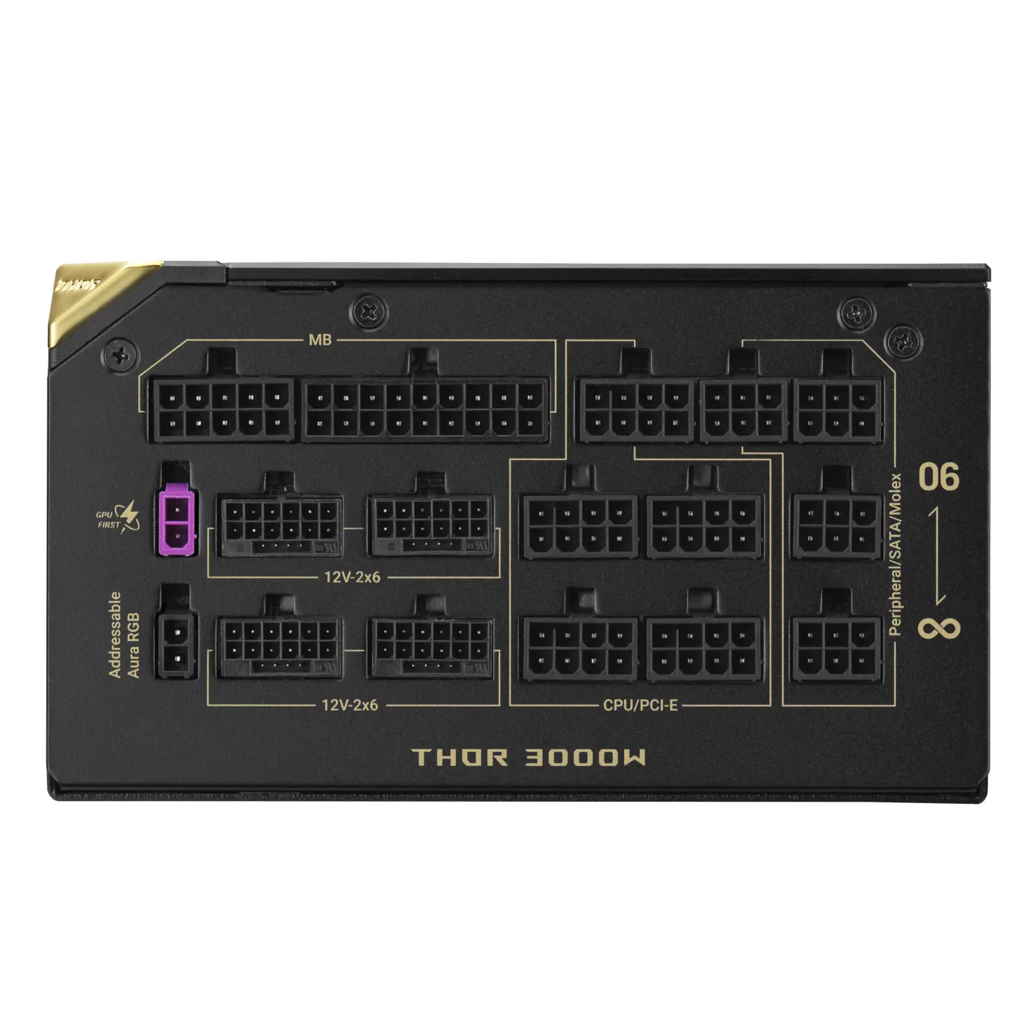 Захранващ блок ASUS ROG THOR III 3000W Edition 20, 80+ Titanium PCIe 5.1, Fully Modular - image 4