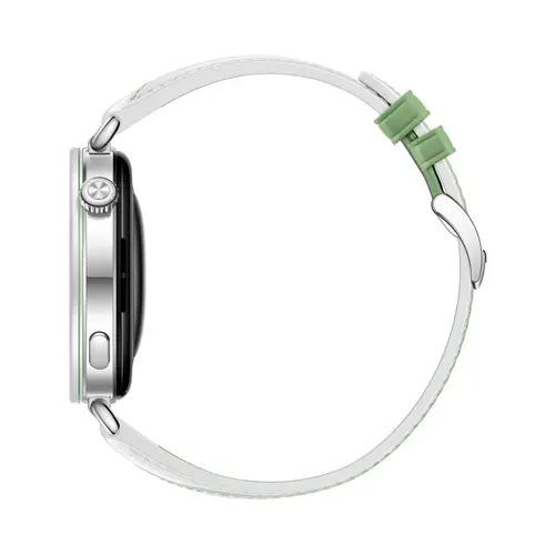 Часовник, Huawei Watch GT 7 Konsu-B39LG White and Green Composite Leather + Huawei Freebuds SE 4 ANC, White - 4