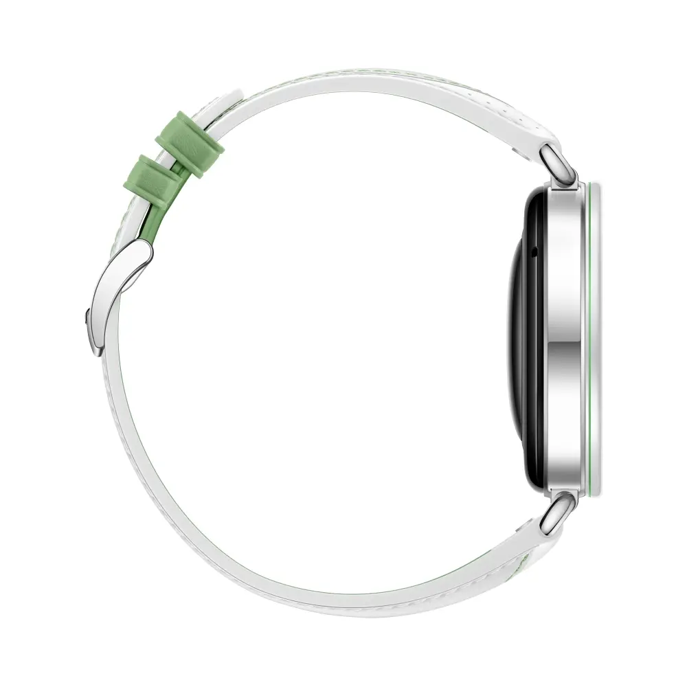 Часовник, Huawei Watch GT 7 Konsu-B39LG White and Green Composite Leather + Huawei Freebuds SE 4 ANC, White - image 4