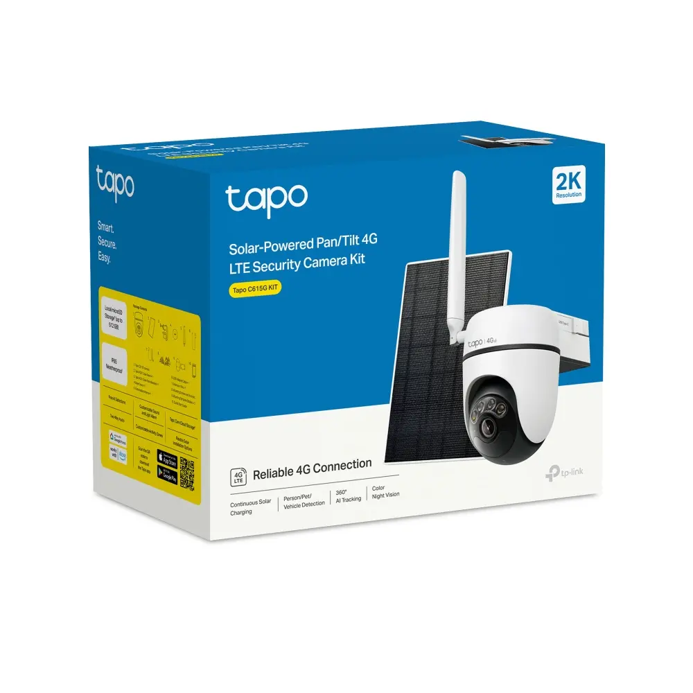 Камера TP-Link Tapo C615G KIT,4G LTE охранителна камера със соларно захранване - image 11