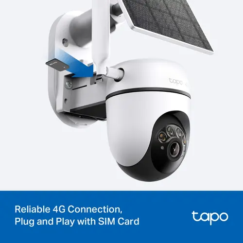 Камера TP-Link Tapo C615G KIT,4G LTE охранителна камера със соларно захранване - 3