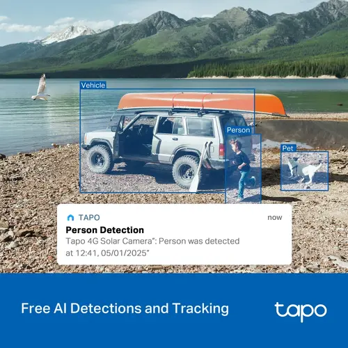 Κάμερα TP-Link Tapo C665G KIT, κάμερα ασφαλείας 4G LTE με ηλιακή τροφοδοσία - 8