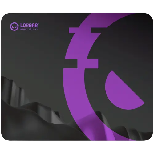 Design alb și negru cu imprimare completă, baza este din cauciuc negru cu logo LORGAR în relief, cu cusătură pe marginile tăiate - 1