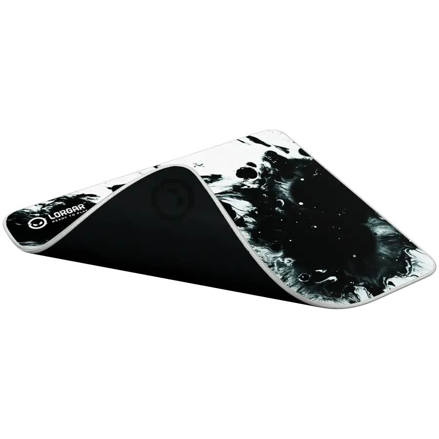 Full print white and black design, Bottom is black rubber with embossed LORGAR logo, with double side edge stitching - image 4