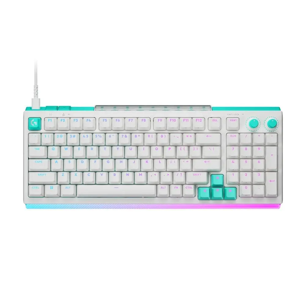 Tastatură mecanică de gaming Logitech G512 X 98 - Dual Swap Analog/Mechanical Switch - Alb
