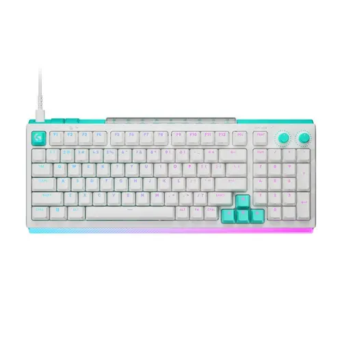 Геймърска механична клавиатура Logitech G512 X 98 - Dual Swap Analog/Mechanical Switch - White