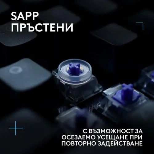 Tastatură mecanică de gaming Logitech G512 X 98 - Dual Swap Analog/Mechanical Switch - Negru - 11