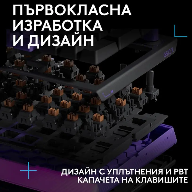 Μηχανικό gaming πληκτρολόγιο Logitech G512 X 98 - Dual Swap Analog/Mechanical Switch - Μαύρο - image 9