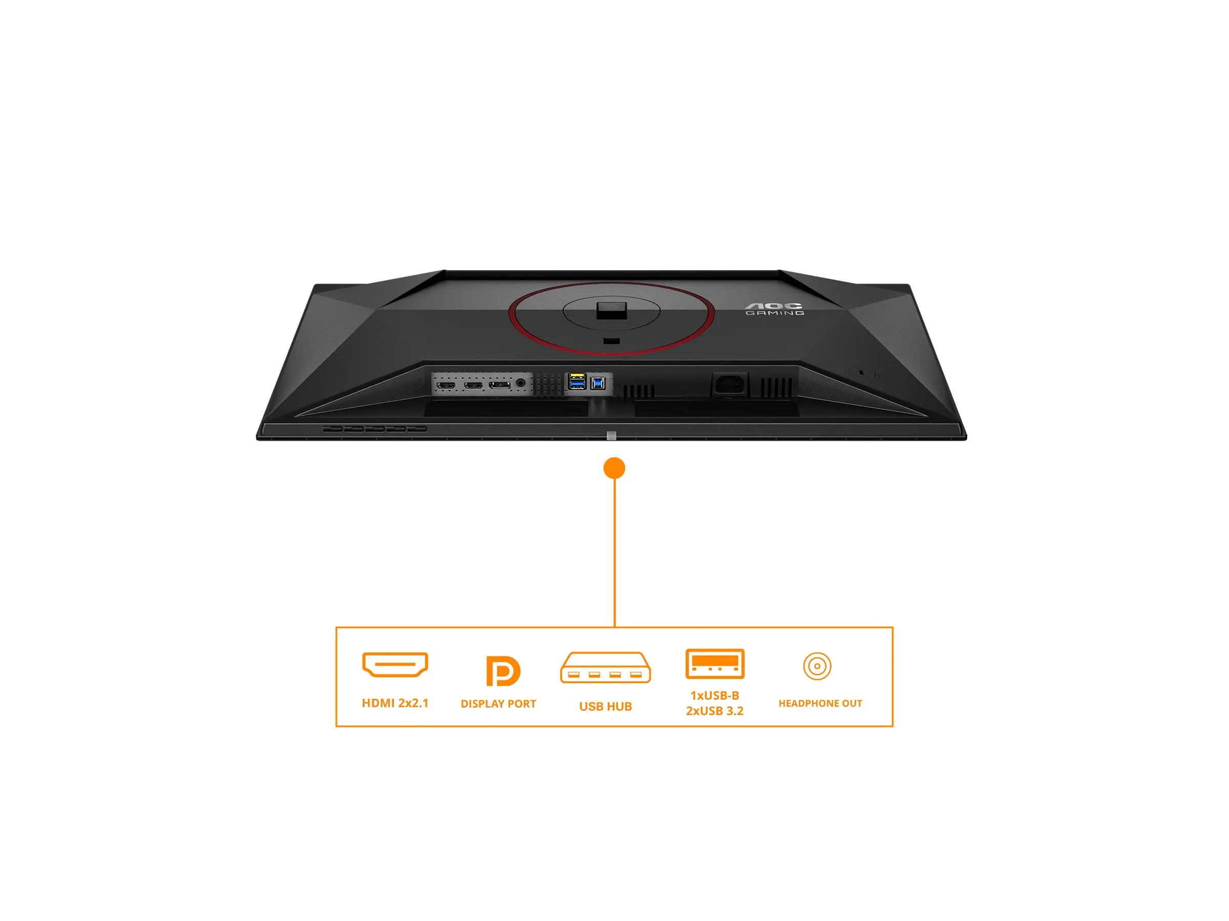 AOC Q27G4ZDR 27 inchi OLED 2560x1440 240Hz Adaptive Sync Timp de răspuns GtG 0.03ms 2 x USB-A 1 x USB-B HDMI 2.1 x 2 DisplayPort 1.4 x 1 - image 12