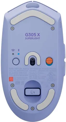 Ποντίκι, Logitech G305 X Mouse, Superlight, LILAC-2.4GHZ-N/A-EER2-933-#933 - 6