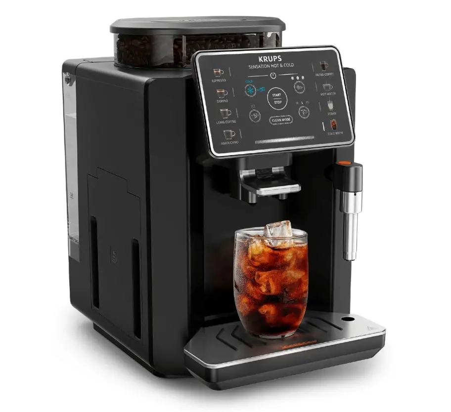 Espressor automat, Krups EA9138E0 Sensation Hot&Cold Coffee Blk - image 1