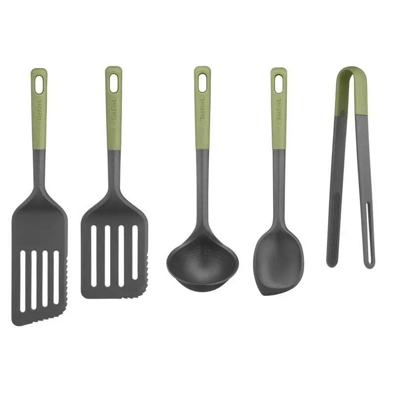 Set ustensile de gătit, Tefal K279S555 Set 5Pcs Essential 2In1 Gr/Mori