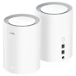 Безжична MESH система Cudy M3000, 2 броя, AX3000 Dual Band, 2.4/5 GHz, 574 -  2402 Mbps