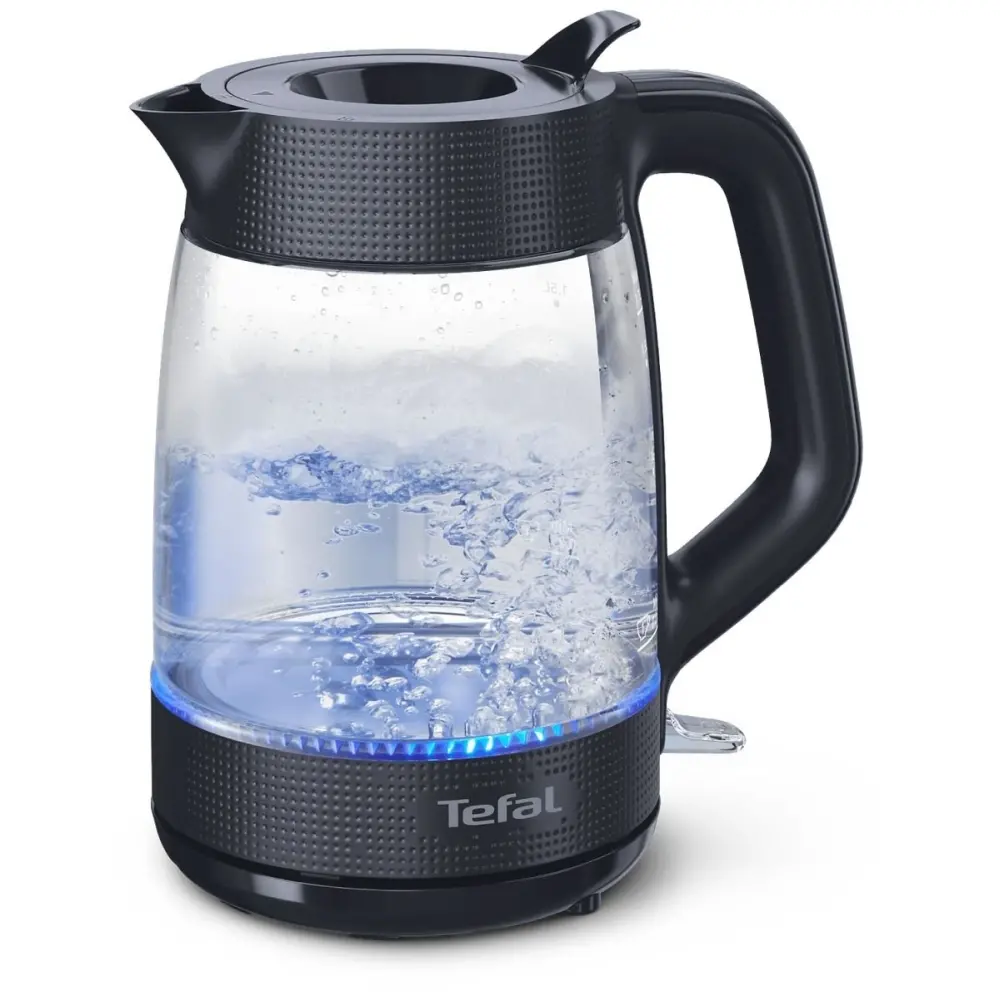 Електрическа кана, Tefal KO2G08E0 Ket Morning Glass Blk Knight - image 1