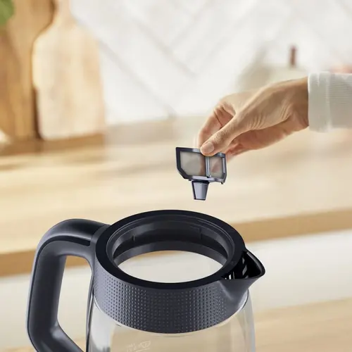 Електрическа кана, Tefal KO2G08E0 Ket Morning Glass Blk Knight - 5