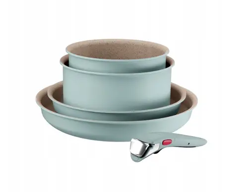 Комплект тигани и тенджери, Tefal L8049502 Set 5Pcs Ing6 Harmony Eucal Fr - 1