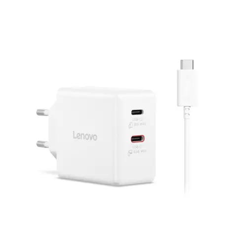 LENOVO DUAL 65W USB-C ADAPT WH - 2
